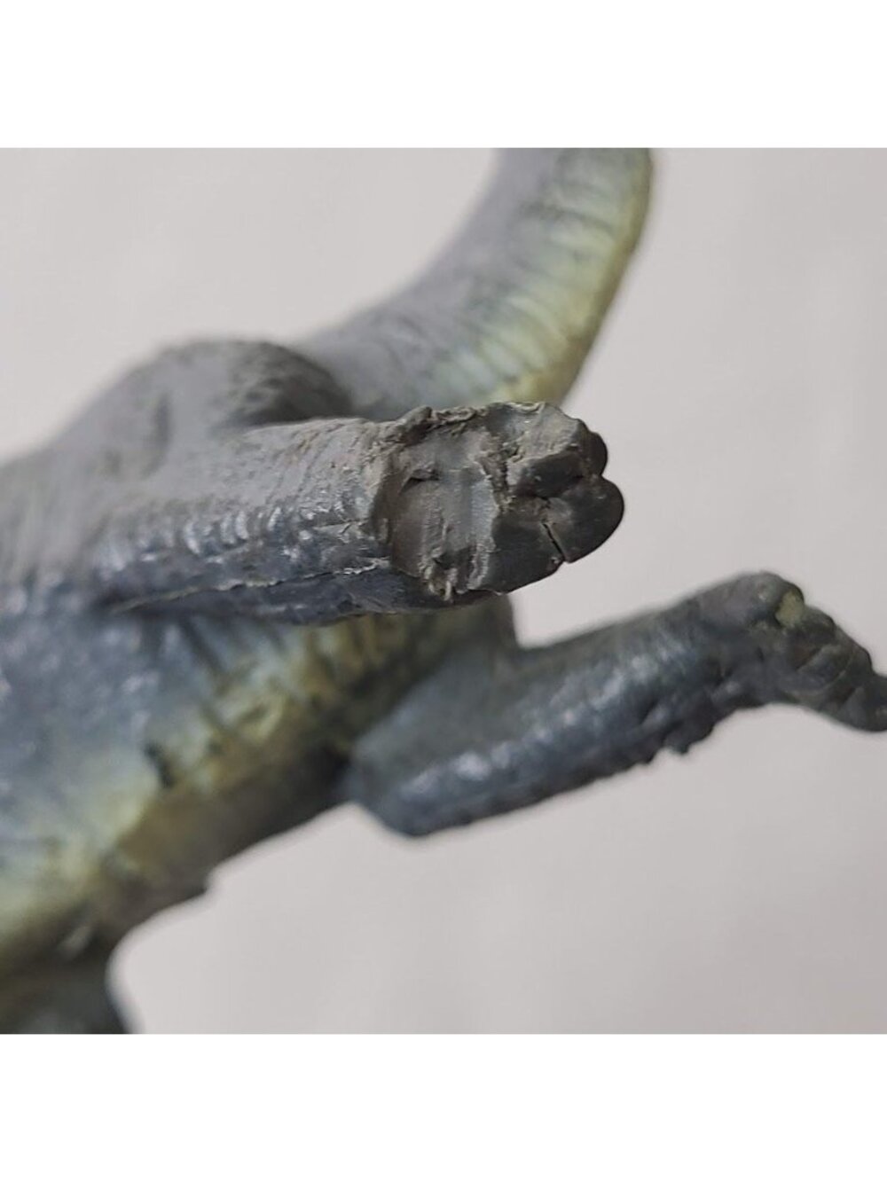 Brachiosaurus Dinosaur Figure 1995 Gray Plastic Toy Vintage - Picture 7 of 11